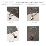 ブレスレット ハート 通販 レディース ハートブレスレット チェーンブレスレット マンテルブレスレット アクセサリー アクセ Diamond Hearts ダイヤモンドハーツ ハートチャーム かわいい