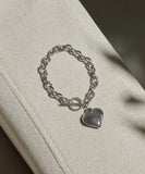 ブレスレット ハート 通販 レディース ハートブレスレット チェーンブレスレット マンテルブレスレット アクセサリー アクセ Diamond Hearts ダイヤモンドハーツ ハートチャーム かわいい