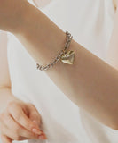 ブレスレット ハート 通販 レディース ハートブレスレット チェーンブレスレット マンテルブレスレット アクセサリー アクセ Diamond Hearts ダイヤモンドハーツ ハートチャーム かわいい