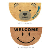 玄関マット コイヤーマット 通販 泥落とし エントラスマット ウエルカムマット ドアマット 屋外用 自然素材 ココヤシ 玄関先 ベランダ おしゃれ かわいい 水はけ 良い 雨の日 安心