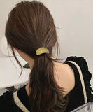 Diamond Hearts ヘアゴム カーブ 通販 髪どめ 髪留め 髪ゴム 髪飾り ヘアーアクセサリー ヘアアクセサリー レディース 大人 スタイリッシュ ヘアアレンジ レディースアクセサリー