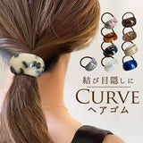Diamond Hearts ヘアゴム カーブ 通販 髪どめ 髪留め 髪ゴム 髪飾り ヘアーアクセサリー ヘアアクセサリー レディース 大人 スタイリッシュ ヘアアレンジ レディースアクセサリー