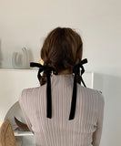 リボン ヘアクリップ ２本セット 通販 ダイヤモンドハーツ har-0040 Diamond Hearts ヘアアクセサリー レディース 大きめ ヘアアクセ 髪留め 上品 ベロア 結婚式 大人 かわいい ブラック