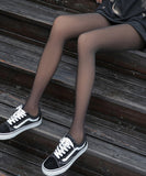 フェイクタイツ トレンカ 通販 ストッキング風 タイツ 透け感タイツ 透けて見える 薄手 透け感 ブラック 伸縮性 無地 レディース おしゃれ きれいめ 上品 大人 かわいい シンプル 女性