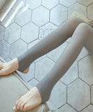 フェイクタイツ トレンカ 通販 ストッキング風 タイツ 透け感タイツ 透けて見える 薄手 透け感 グレー 伸縮性 無地 レディース おしゃれ きれいめ 上品 大人 かわいい シンプル 女性