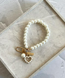 バッグチャーム 大人 おしゃれ 通販 キーチャーム スマホハンドストラップ バックチャーム キーホルダー ストラップ スマホ 手首 可愛い パール かわいい オシャレ ハート キラキラ 女性