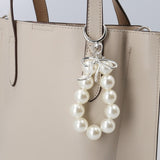 バッグチャーム 大人 おしゃれ 通販 キーチャーム スマホハンドストラップ バックチャーム キーホルダー ストラップ スマホ 手首 かわいい パール 可愛い オシャレ リボン キラキラ 女性