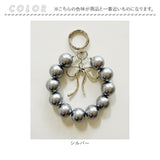 バッグチャーム 大人 おしゃれ 通販 キーチャーム スマホハンドストラップ バックチャーム キーホルダー ストラップ スマホ 手首 かわいい パール 可愛い オシャレ リボン キラキラ 女性