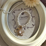 キーチャーム パール フラワー 通販 チャーム キーホルダー バッグチャーム バックチャーム かわいい 普段使い Diamond Hearts ダイヤモンドハーツ 上品 華やか 清楚 エレガント