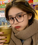 伊達メガネ おしゃれ レディース 通販 伊達眼鏡 小顔 ファッショングラス クリアメガネ 大きい サイズ 眼鏡 めがね メガネ 大きいフレーム 大きめ 鼈甲柄 フレーム クリアレンズ ブラウン