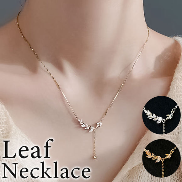 ネックレス レディース 通販 ダイヤモンドハーツ nec-0070 Diamond Hearts アクセサリー リーフネックレス 女性 誕生日 彼女 シンプル おしゃれ かわいい ギフト プレゼント カジュアル