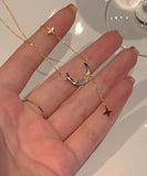 ネックレス レディース シンプル 通販 ペンダント ジュエリー レディースアクセサリー 月 星 大人 かわいい おしゃれ 可愛い オシャレ 大人っぽい カジュアル ムーンスターネックレス