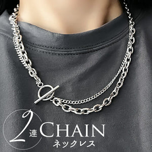 ネックレス 2連 通販 ダイヤモンドハーツ nec-0250 Diamond Hearts アクセサリー チェーン 二連 シンプル レディース メンズ 女性 おしゃれ かわいい ブランド ギフト プレゼント