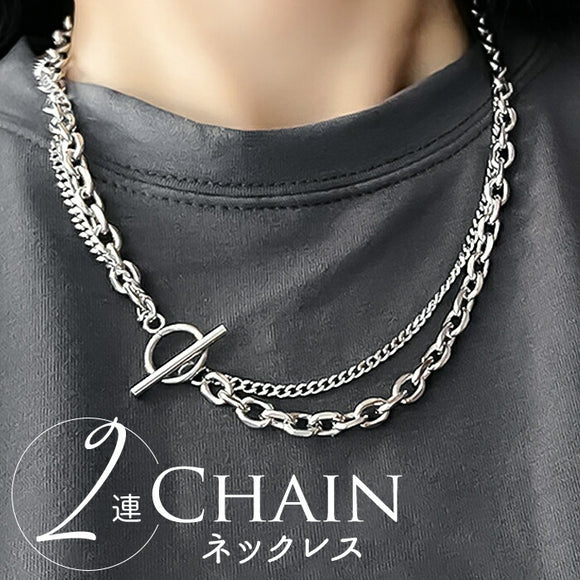 ネックレス 2連 通販 ダイヤモンドハーツ nec-0250 Diamond Hearts アクセサリー チェーン 二連 シンプル レディース メンズ 女性 おしゃれ かわいい ブランド ギフト プレゼント