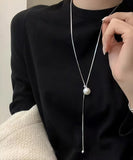 ネックレス レディース シンプル 通販 ペンダント パールネックレス ループネックレス Y字 ジュエリー アクセサリー かわいい おしゃれ 大人 可愛い オシャレ 大人っぽい カジュアル
