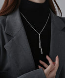 ネックレス レディース シンプル 通販 ペンダント Y字 ループネックレス レディースジュエリー レディースアクセサリー おしゃれ 大人 かわいい 可愛い オシャレ 大人っぽい カジュアル