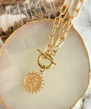 ネックレス レディース シンプル 通販 ペンダント ジュエリー コインネックレス レディースアクセサリー 大人 かわいい おしゃれ 可愛い オシャレ 大人っぽい ゴールド