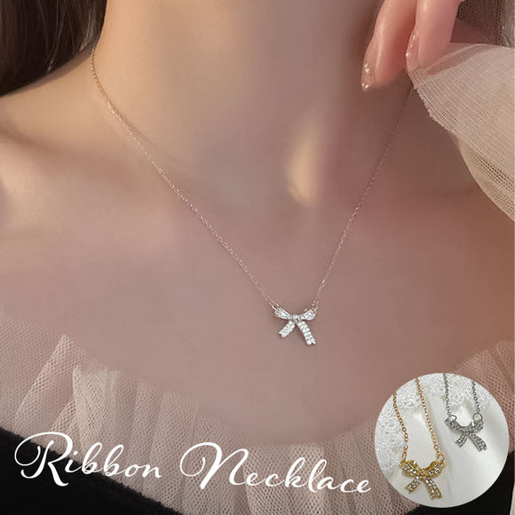 ネックレス レディース シンプル 通販 ペンダント ジュエリー レディースアクセサリー リボン 大人 可愛い かわいい おしゃれ オシャレ 大人っぽい カジュアル リボンネックレス nec-038