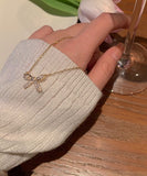 ネックレス レディース シンプル 通販 ペンダント ジュエリー レディースアクセサリー リボン 大人 可愛い かわいい おしゃれ オシャレ 大人っぽい カジュアル リボンネックレス nec-038