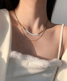 ネックレス レディース シンプル 通販 ペンダント ジュエリー レディースアクセサリー 2連ネックレス 大人 おしゃれ かわいい 可愛い オシャレ 大人っぽい フォーマル