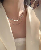 ネックレス レディース シンプル 通販 ペンダント ジュエリー レディースアクセサリー 2連ネックレス 大人 おしゃれ かわいい 可愛い オシャレ 大人っぽい フォーマル