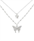 ネックレス レディース シンプル 通販 ペンダント ジュエリー レディースアクセサリー バタフライ 大人 かわいい おしゃれ 可愛い オシャレ 大人っぽい カジュアル