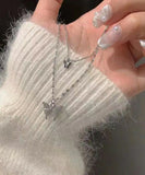 ネックレス レディース シンプル 通販 ペンダント ジュエリー レディースアクセサリー バタフライ 大人 かわいい おしゃれ 可愛い オシャレ 大人っぽい カジュアル