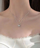 ネックレス レディース シンプル 通販 ペンダント ジュエリー レディースアクセサリー バタフライ 大人 かわいい おしゃれ 可愛い オシャレ 大人っぽい カジュアル