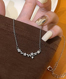 ネックレス レディース シルバー シンプル 通販 ペンダント 首飾り ジュエリー アクセサリー 星 大人 かわいい おしゃれ 可愛い オシャレ 女性 大人っぽい スターラインネックレス