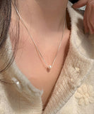 パール ネックレス 一粒 通販 ペンダント 首飾り ジュエリー アクセサリー レディース フォーマル かわいい おしゃれ 可愛い オシャレ 大人っぽい 上品 シルバー 一粒パールネックレス