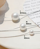 パール ネックレス 一粒 通販 ペンダント 首飾り ジュエリー アクセサリー レディース フォーマル かわいい おしゃれ 可愛い オシャレ 大人っぽい 上品 シルバー 一粒パールネックレス