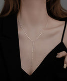 ネックレス レディース シンプル 通販 ペンダント 首飾り y字チェーンネックレス アクセサリー ジュエリー Y字 大人 かわいい おしゃれ 可愛い オシャレ 女性 Yラインネックレス nec-060