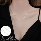 ネックレス レディース シンプル 通販 ペンダント 首飾り y字チェーンネックレス アクセサリー ジュエリー Y字 大人 かわいい おしゃれ 可愛い オシャレ 女性 Yラインネックレス nec-060