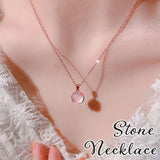 ネックレス レディース ピンクゴールド 通販 ペンダント 首飾り アクセサリー ジュエリー ストーン シンプル 大人 かわいい おしゃれ 可愛い 女性 クリアストーントップネックレス
