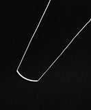 ネックレス レディース シルバー 通販 ペンダント 首飾り アクセサリー ジュエリー メタルパーツ シンプル 上品 大人 かわいい おしゃれ 可愛い オシャレ 女性 SMILEネックレス nec-062