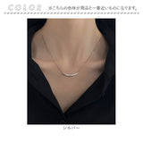 ネックレス レディース シルバー 通販 ペンダント 首飾り アクセサリー ジュエリー メタルパーツ シンプル 上品 大人 かわいい おしゃれ 可愛い オシャレ 女性 SMILEネックレス nec-062