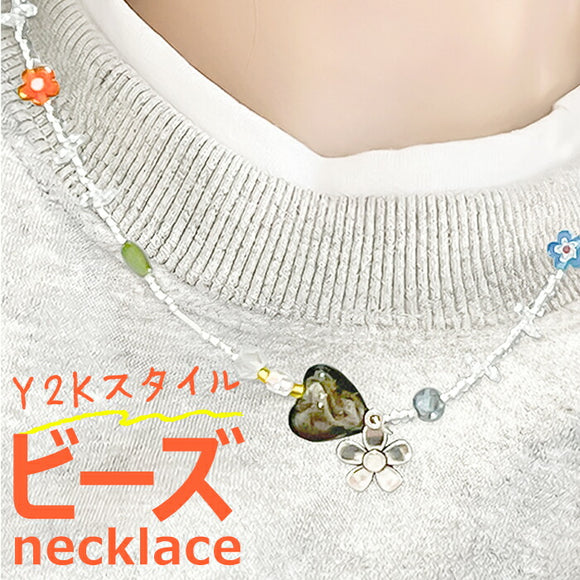 ネックレス ビーズ レディース 通販 ダイヤモンドハーツ nec-1650 Diamond Hearts アクセサリー ビーズネックレス 誕生日 彼女 女性 おしゃれ かわいい 夏 サマー カジュアル ブランド