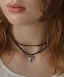 ネックレス ハート 通販 ハートネックレス ペンダント レディース アクセサリー ビジューハート ラインストーン アクセ diamond hearts ダイヤモンドハーツ 大人 女性 かわいい 可愛い