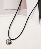 ネックレス ハート 通販 ハートネックレス ペンダント レディース アクセサリー ビジューハート ラインストーン アクセ diamond hearts ダイヤモンドハーツ 大人 女性 かわいい 可愛い