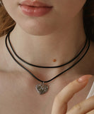 ハートチャームネックレス ダイヤモンドハーツ 通販 レディース Diamond Hearts アクセサリー ジュエリー ハートチャーム ペンダント チャーム ハート おしゃれ かわいい カジュアル