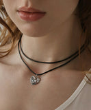 ハートチャームネックレス ダイヤモンドハーツ 通販 レディース Diamond Hearts アクセサリー ジュエリー ハートチャーム ペンダント チャーム ハート おしゃれ かわいい カジュアル