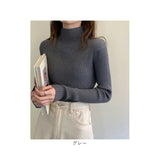 ニット トップス 冬 通販 リブニット ハイネック セーター 長袖 ハイネックニット ハイネックセーター インナーニット レディース きれいめ 秋冬 秋 大人 かわいい おしゃれ 可愛い 女性