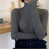 ニット トップス 冬 通販 リブニット ハイネック セーター 長袖 ハイネックニット ハイネックセーター インナーニット レディース きれいめ 秋冬 秋 大人 かわいい おしゃれ 可愛い 女性