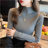 ニット トップス 冬 通販 リブニット ハイネック セーター 長袖 ハイネックニット ハイネックセーター インナーニット レディース きれいめ 秋冬 秋 大人 かわいい おしゃれ 可愛い 女性