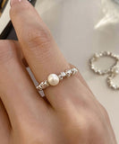 リング レディース 通販 ダイヤモンドハーツ rng-0010 Diamond Hearts 指輪 アクセサリー パールモチーフビーズリング フェイクパール 女性 シンプル プレゼント ギフト 彼女 おしゃれ