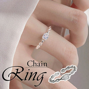 チェーン フリーサイズ リング 通販 ダイヤモンドハーツ rng-0100 Diamond Hearts 指輪 アクセサリー レディース チェーンリング 女性 シンプル プレゼント ギフト 彼女 おしゃれ