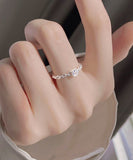 チェーン フリーサイズ リング 通販 ダイヤモンドハーツ rng-0100 Diamond Hearts 指輪 アクセサリー レディース チェーンリング 女性 シンプル プレゼント ギフト 彼女 おしゃれ