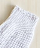 ルーズソックス 短め 大人 通販 ルーズ 靴下 ふわくしゅルーズソックス ミドル丈ルーズソックス ミドルルーズソックス 58cm 白 ホワイト 通学 制服 高校生 中学生 女子高生 レッグウェア