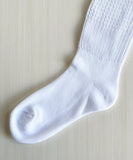 ルーズソックス 短め 大人 通販 ルーズ 靴下 ふわくしゅルーズソックス ミドル丈ルーズソックス ミドルルーズソックス 58cm 白 ホワイト 通学 制服 高校生 中学生 女子高生 レッグウェア