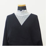 シアートップス 長袖 通販 シアー カットソー シアーブラウス チュールブラウス チュール インナー 透け シースルー フリルネック トップス 大人 かわいい おしゃれ 可愛い 女性 top-029